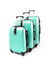 Zestaw 3 walizek PELLUCCI RGL 910 Miętowe