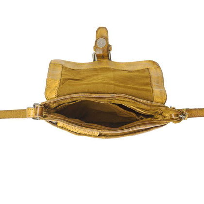 Listonoszka skórzana Cato Żółta - min. zamówienie 20 / 50 / 100 szt.