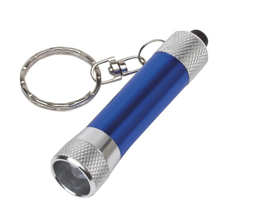 Breloczek FLARE, srebrny, niebieski