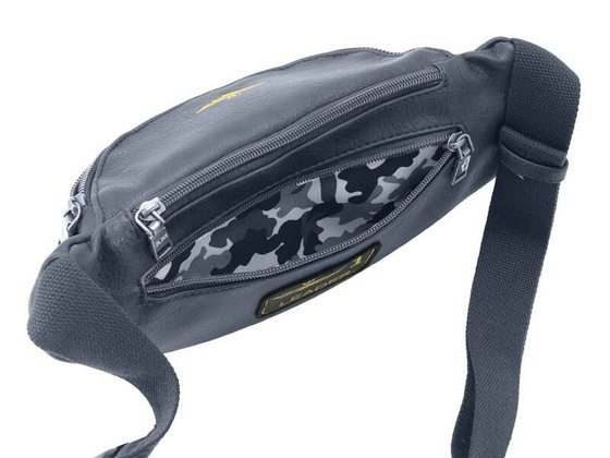 Torba na pas, biodrówka AERONAUTICA MILITARE Pilot Granatowa