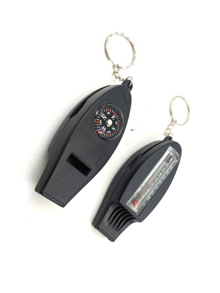 Niezbędnik podrożnika - brelok: kompas, lupa, gwizdek, termometr w obudowie plastikowej 31.2002