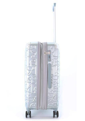 Walizka średnia ELLE Alors Srebrna