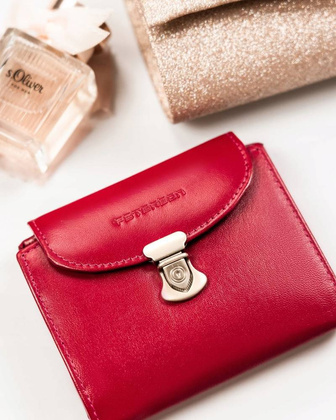 Portfel damski ze skory naturalnej