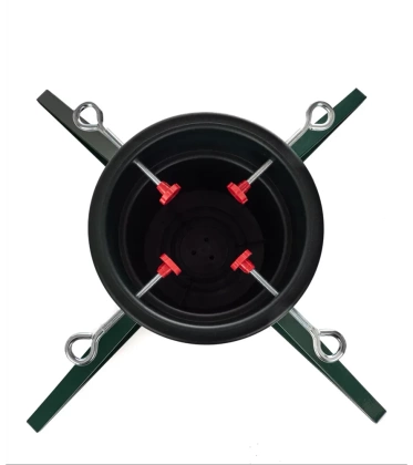 Stojak CHOINKOWY ŚREDNI CZARNY metalowy pod choinkę drzewko z pojemnikiem