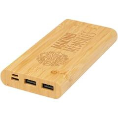 Powerbank Tulda o pojemności 10,000 mAh wykonany z bambusa