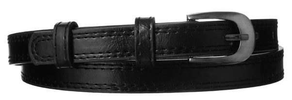 Waski pasek damski ze skory ekologicznej