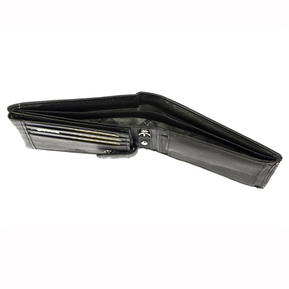 Portfel męski skórzany PELLUCCI GAETA 1373 Ciemny brąz