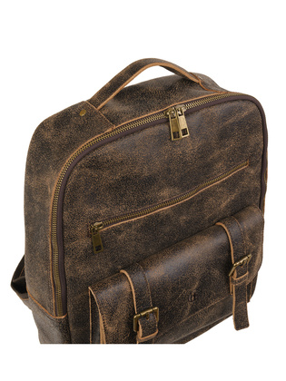 Uniwersalny plecak skórzany vintage Canaletto P450s285