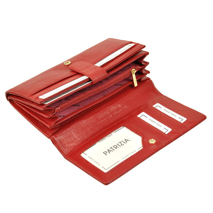 Portfel damski skórzany PELLUCCI IT-102 RFID czerwony