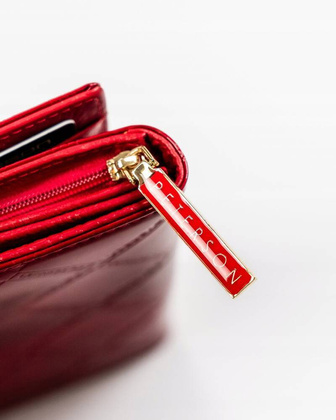 Duzy portfel damski ze skory naturalnej