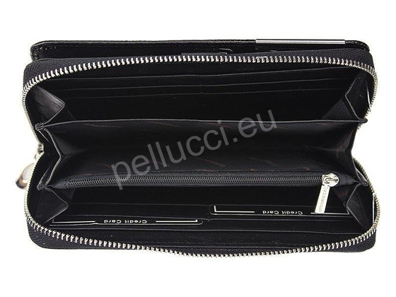 Portfel damski skórzany PELLUCCI GF111 Niebieski