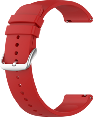 LAVVU Czerwony silikonowy pasek do zegarka - 22