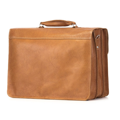 Big torba skórzana biznesowa KEMER VOOC TC8 Camel Edycja Limitowana