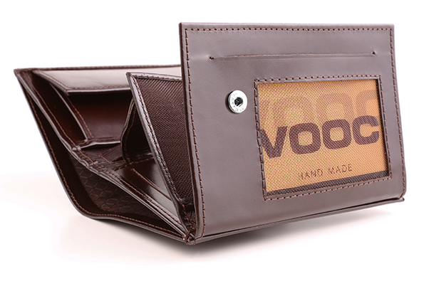 Skórzany portfel męski KEMER VOOC PPM4 Brązowy