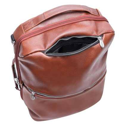 Torba / Plecak na laptop 17" McKLEIN East Side Brązowa