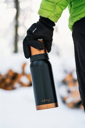 Termos turystyczny 1l FUORI czarny Rose Gold 28098