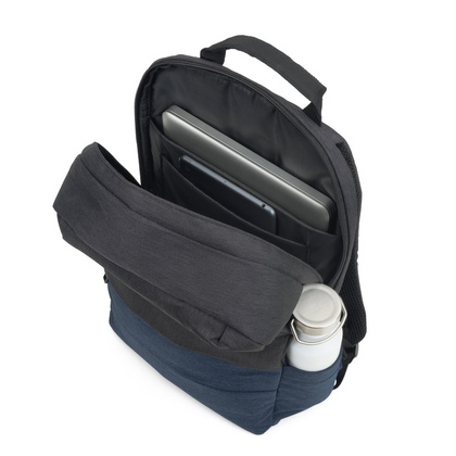 GENOA BPACK. Plecak antykradzieżowy z poliestru 600D o wysokiej gęstości pochodzącego z recyklingu