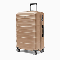 Duża walizka PUCCINI CAIRO ABS030A 6C Złota