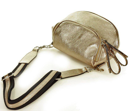 Torebka crossbody sport  MARCO MAZZINI dark bronzo złoty - min. zamówienie 20 / 50 / 100 szt.