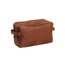 Kosmetyczka skórzana z uszkami Koniak - min. zamówienie 20 / 50 / 100 szt.