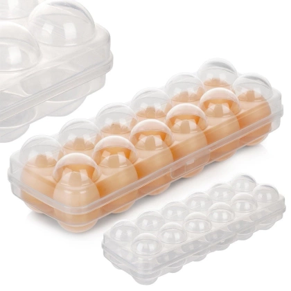 Pojemnik organizer pudełko na jajka jaja do lodówki chłodziarki 12 sztuk jajek