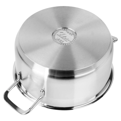 Garnek stalowy z pokrywką 18/10 PREMIUM 3 l ORION