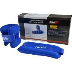 Obciążenia na ręce i nogi Profit Evolution 2x2,5 kg niebieskie DK 3310