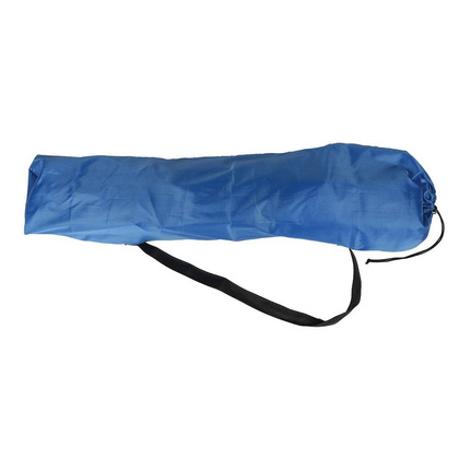 Fotel turystyczno plażowy z podłokietnikami 55x58x64 składany niebieski