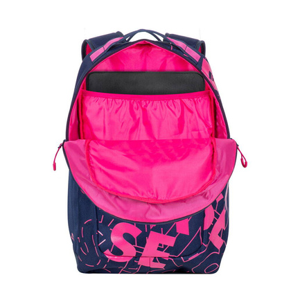 RIVACASE Heide Plecak 5430 30l, granatowy, różowy