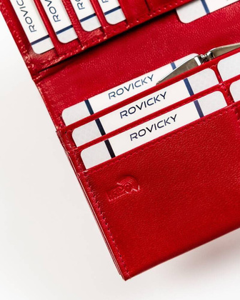 Portfel damski skórzany RD-23-GCL-4 RED