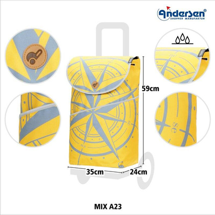 Wózek za zakupy ANDERSEN Scala MIX 112-333-A23