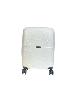 LYS Paris Salvador Mała twarda biała walizka kabinowa na kółkach 55 cm