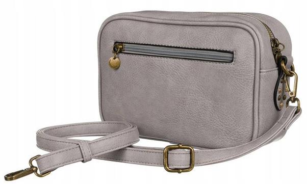 Stylowa listonoszka damska ze skóry ekologicznej