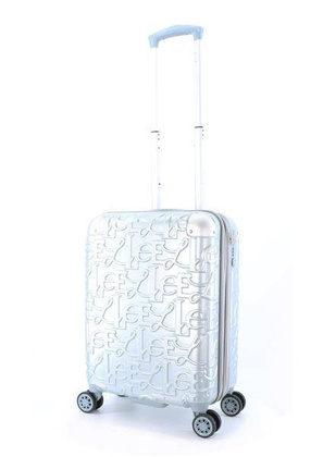 Walizka mała kabinowa ELLE Alors srebrna