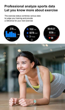 SMARTWATCH PACIFIC 18-6 - DWA PASKI: Różowy / Biały (zy697f)