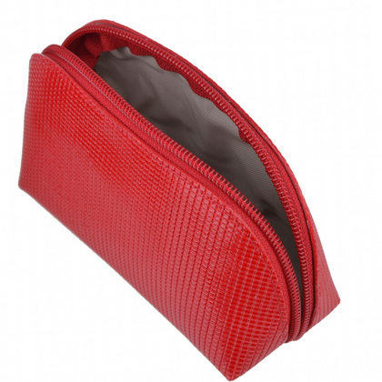 Kosmetyczka skórzana KEMER KO 253 Czerwony lakier - min. zamówienie 20 / 50 / 100 szt.