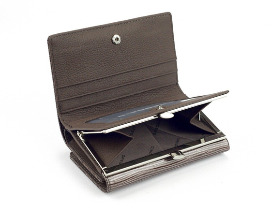 Portfel damski skórzany PELLUCCI LN-108 Czerwony