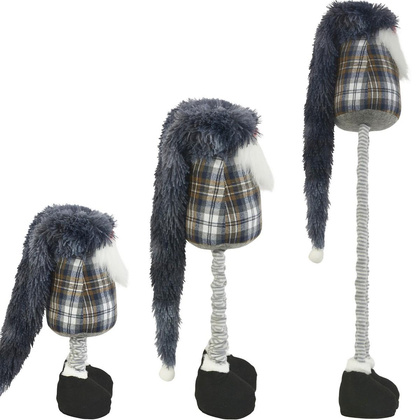 SKRZAT GNOM DEKORACYJNY NA TELESKOPACH 38-88CM SZARY