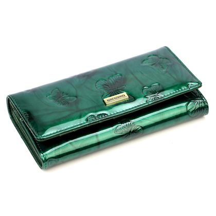 Portfel damski skórzany PELLUCCI BTS-100 Niebieski