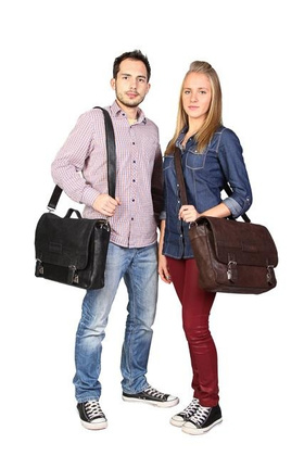 Teczka, torba unisex KEMER VOOC URBAN RDW12 brąz