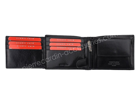 Portfel męski skórzany PIERRE CARDIN YS507.1 325 RFID Czarny