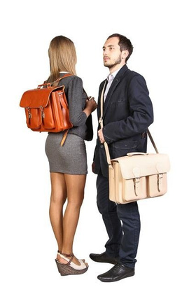 BIG torba 3w1 na laptopa KEMER VOOC Vintage P36 Brązowy