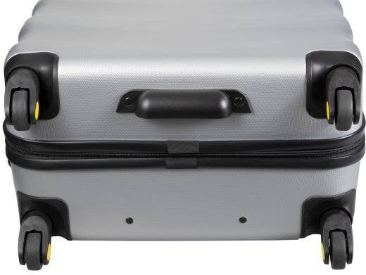 Walizka mała kabinowa National Geographic Arete srebrna