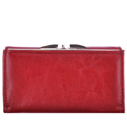 Portfel damski skórzany KEMER P15 Bordowy - min. zamówienie 20 / 50 / 100 szt.