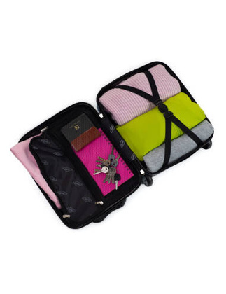 Mała walizka kabinowa PELLUCCI RGL730 SS Bordowa