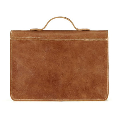 Skórzana torba na ramię teczka KEMER VOOC TC5 Camel Edycja Limitowana