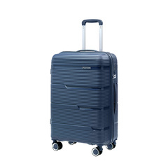 Średnia walizka PUCCINI CASABLANCA PP023B 7A Granatowa