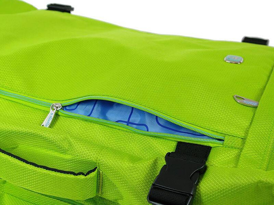 Torba podróżna na kołach DIELLE Zielona