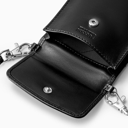 Torebka na telefon skórzana PUCCINI VULCANO VC92525 1 Czarna