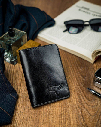 Porządne skórzane etui na dokumenty buffalo wild®